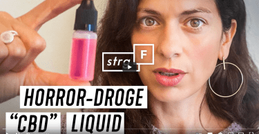 Screenshot: "Schlimmer als Heroin": Was steckt hinter dem Fake CBD Liquid? STRG_F bei YouTube