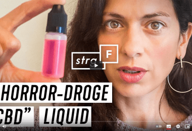 Screenshot: "Schlimmer als Heroin": Was steckt hinter dem Fake CBD Liquid? STRG_F bei YouTube